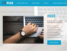 Tablet Screenshot of pixe.es